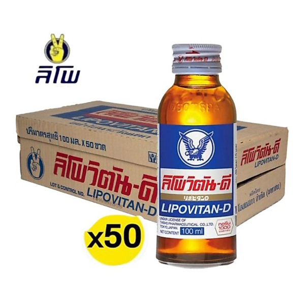 LIPO Viton-D Energy Drink 150 ml x 50