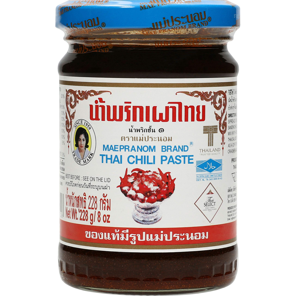 Mae Pranom Thai Chili Paste 8oz.228g